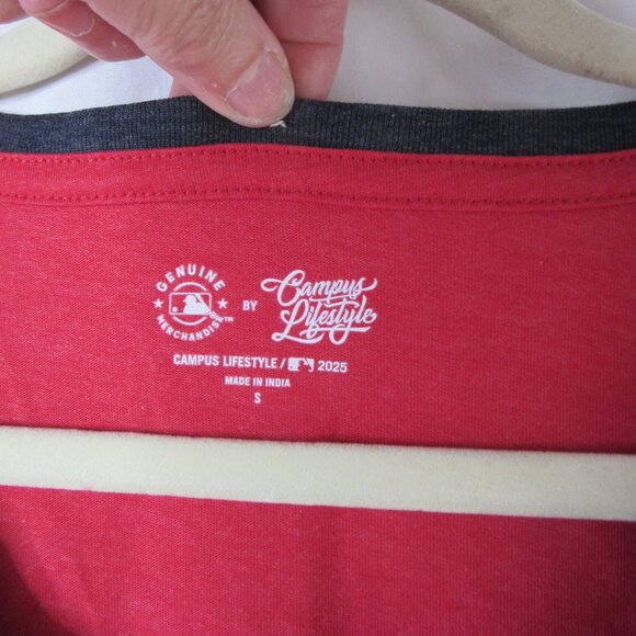 MLB Angels Baseball Tank Top Women Los Angeles Anaheim Red Blue Size Small NWT - Picture 7 of 13